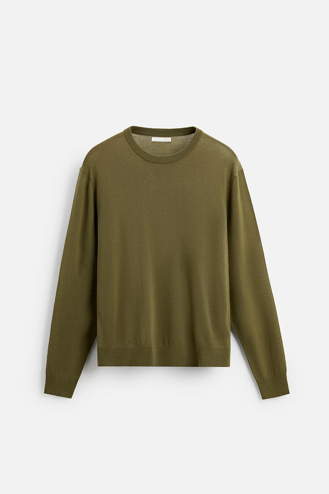 PULL EN LAINE MERCERISÉE