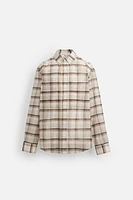 LIMITED EDITION COTTON-SILK PLAID SHIRT