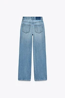 Z1975 STRAIGHT HIGH WAIST LONG LENGTH JEANS