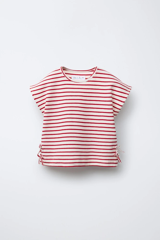 STRIPED PIQUÉ SHIRT