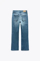 HIGH-WAISTED MINI FLARE JEANS Z1975
