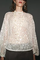 ZW COLLECTION SEQUIN TOP