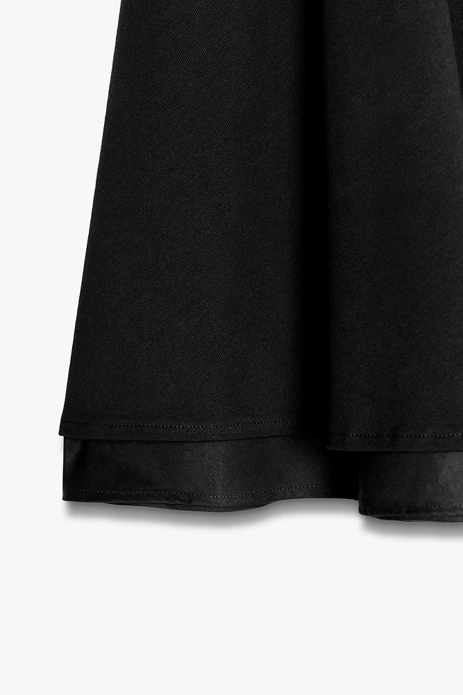 VOLUMINOUS SHORT DRESS