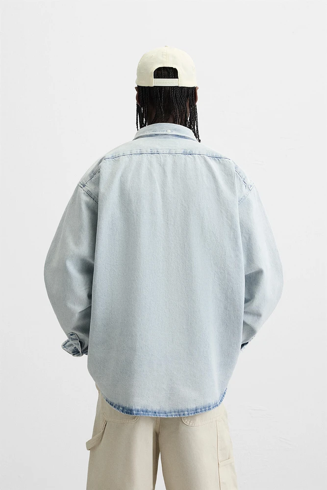 WASHED DENIM SHIRT
