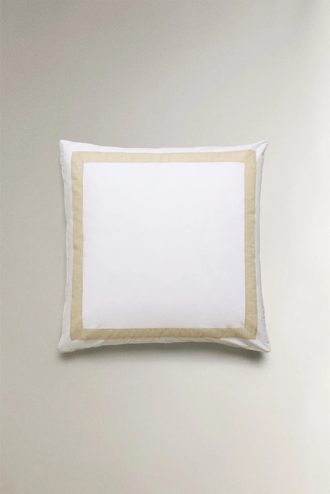 COTTON PILLOWCASE WITH BORDER