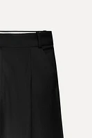 50TH ANNIVERSARY WOOL BLEND PLEATED PANTS
