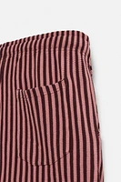 STRIPED JACQUARD SHORTS