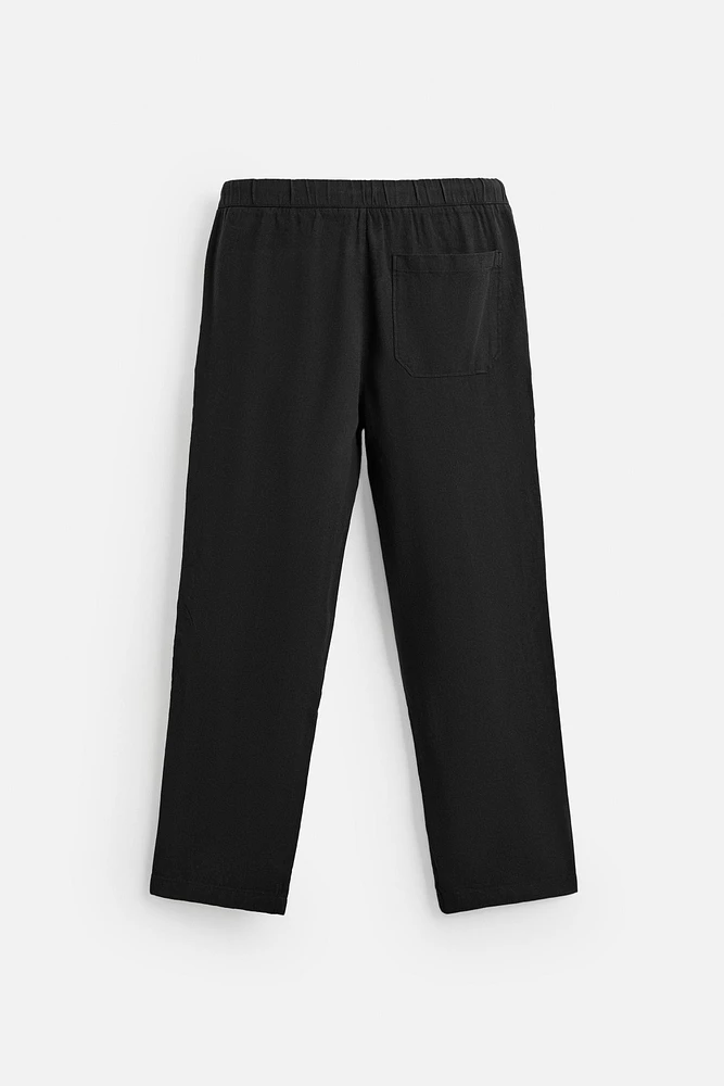 PANTALON LIN ET COTON