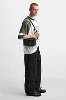 FABRIC POCKET CROSSBODY BAG