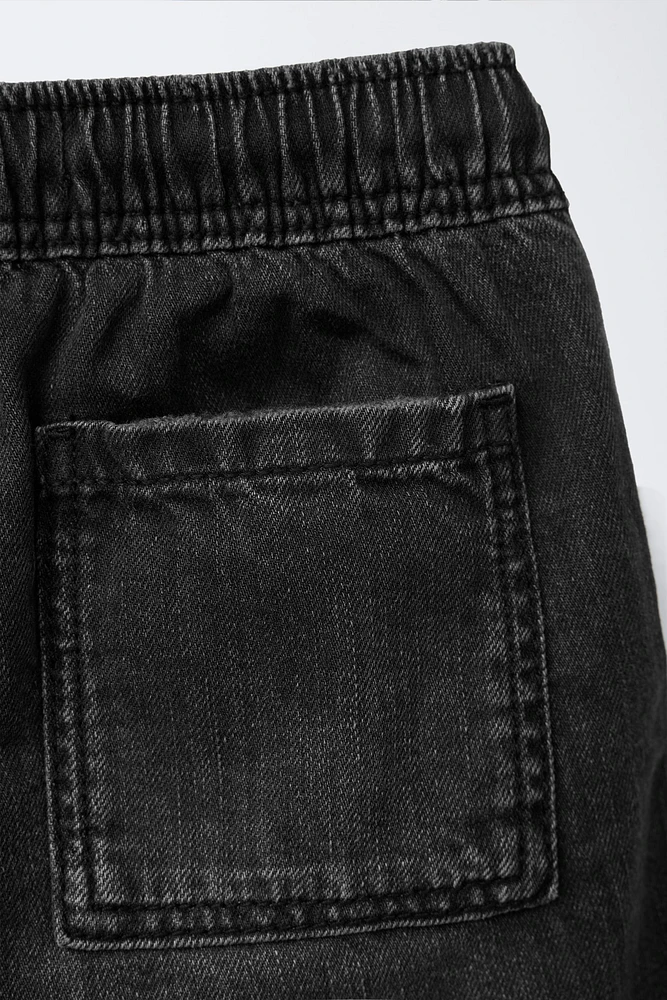 FLOWY DENIM SHORTS