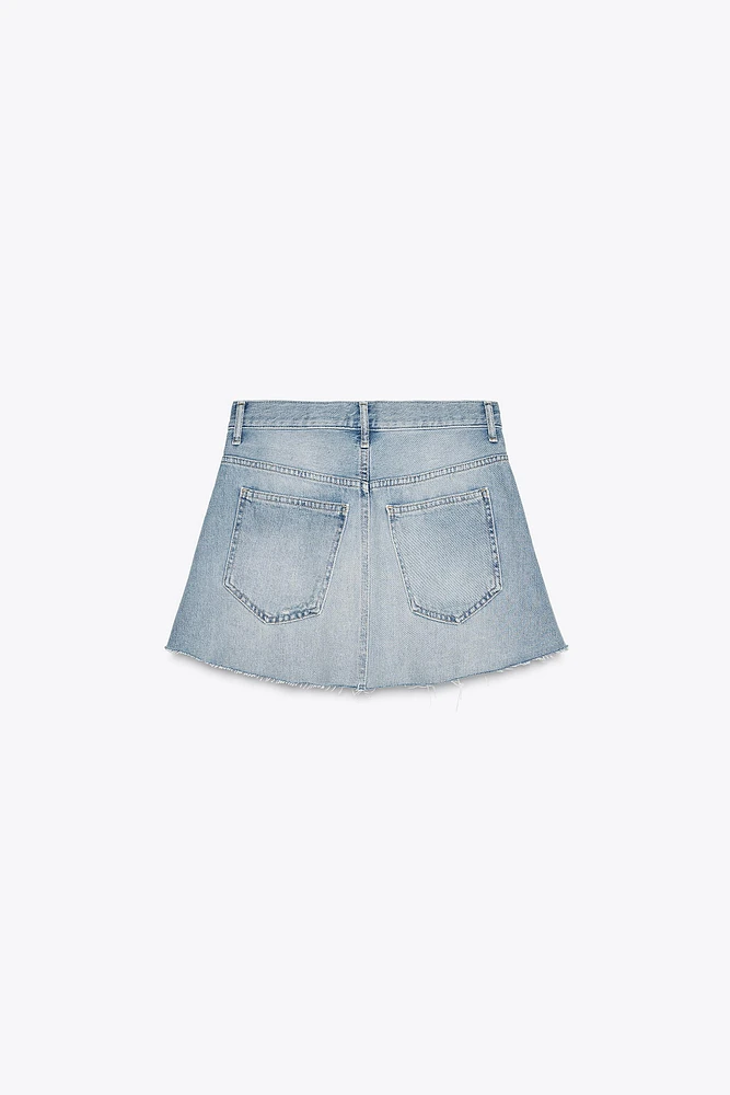 MINI-JUPE EN JEAN TRF