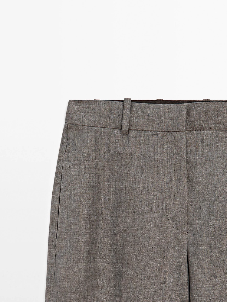 Pantalon fluide 100 % lin