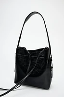 DOUBLE STRAP BUCKET BAG