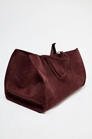 LEATHER MAXI SHOPPER