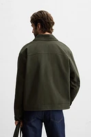 BLOUSON STRUCTURÉ EN SERGÉ