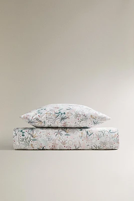 HOUSSE DE COUETTE ENFANT IMPRIMÉ MARIN