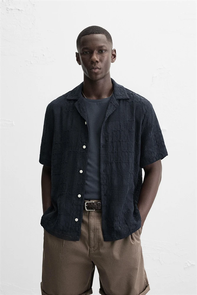 CHEMISE RELAXED FIT JACQUARD