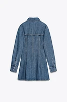 TRF DENIM MINI DRESS