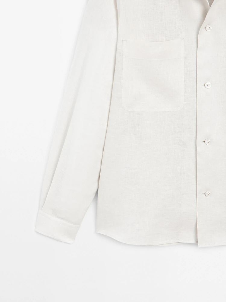 Surchemise légère 100 % lin - Limited Edition