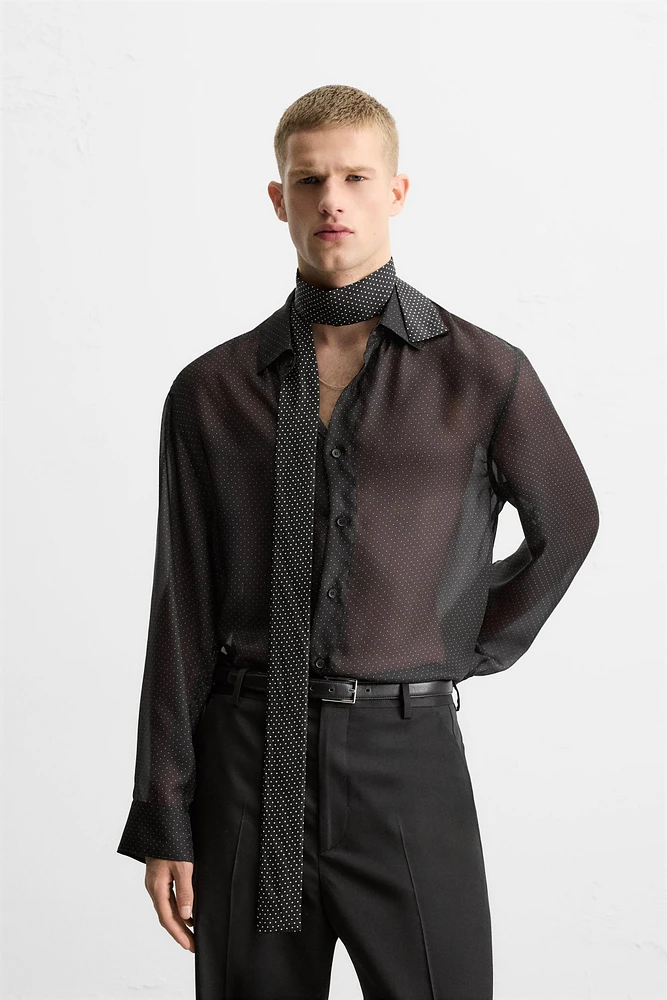 CHEMISE IMPRIMÉE À POIS LIMITED EDITION