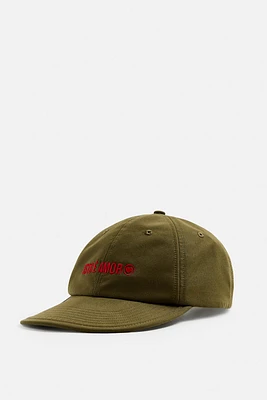 LIMITED EDITION EMBROIDERED FLAT-BRIM CAP