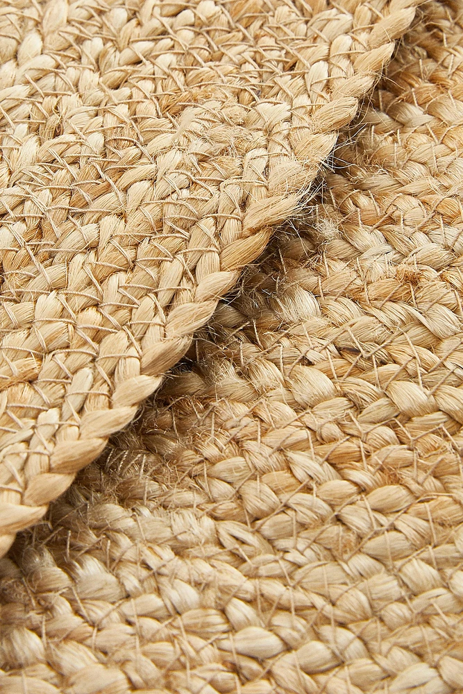 ROUND JUTE AREA RUG