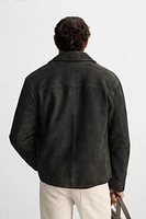 SUEDE LEATHER JACKET