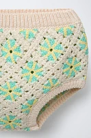 CROCHETED KNIT UNDERWEAR
