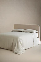 (160 GxM²) WASHED LINEN FLAT SHEET