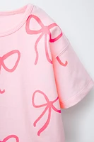 PRINTED T-SHIRT AND BERMUDA SET