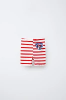 MINNIE MOUSE © DISNEY STRIPED BIKE SHORTS