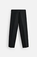 PLEATED COTTON - WOOL PANTS