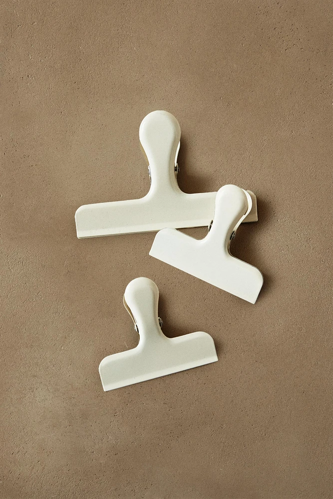 PINCES EN MÉTAL (LOT DE 3)