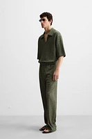 TEXTURED STRUCTURE POLO SHIRT