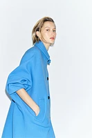 MANTECO WOOL OVERSIZED COAT ZW COLLECTION