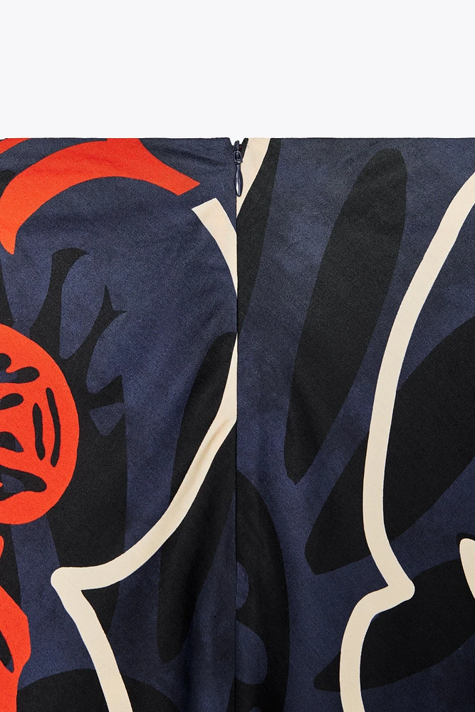 ZW COLLECTION PRINTED SKIRT
