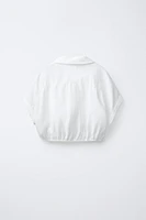 CHEMISE AVEC APPLIQUÉ FLEUR