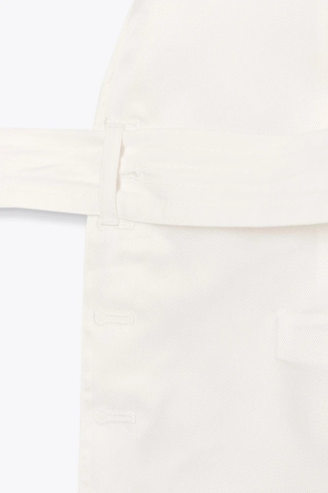 GILET LONG FENTES CEINTURE POSITIONS MULTIPLES