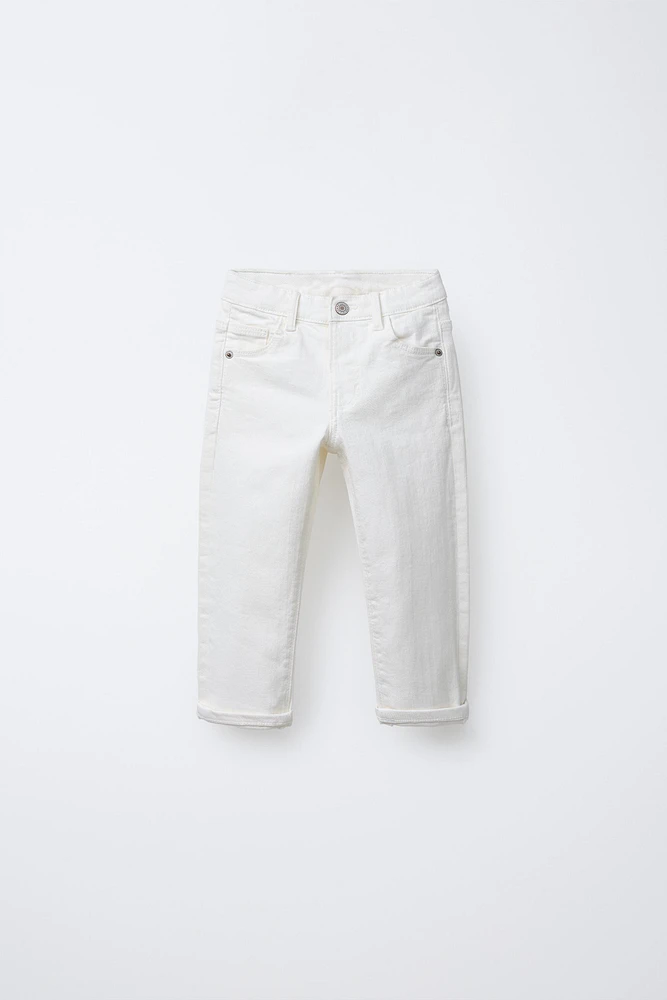 PANTALON EN SERGÉ REGULAR