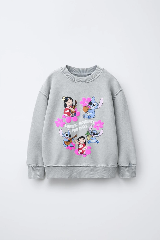 WASHED EFFECT LILO & STITCH © DISNEY SWEATSHIRT