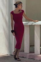 POLYAMIDE MIDI DRESS