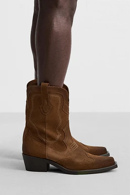 BOTTES COW-BOY EN CUIR