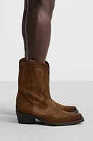 BOTTES COW-BOY EN CUIR