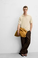 POLO EN MAILLE STRUCTURÉE