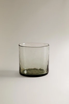 VERRE RECYCLABLE MARTELÉ