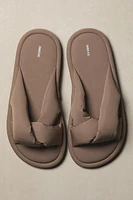 KNOTTED MULE SLIPPERS