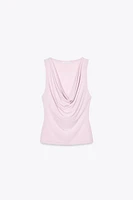 FLOWY DRAPED TOP