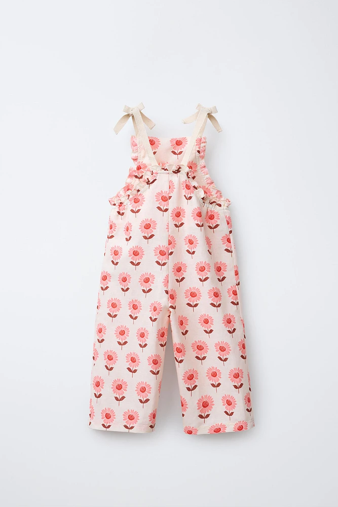 LONG FLORAL JUMPSUIT