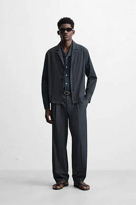 PLEATED REGULAR FIT PANTS