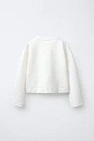 ATHLETIC SWEATSHIRT WITH TEXT